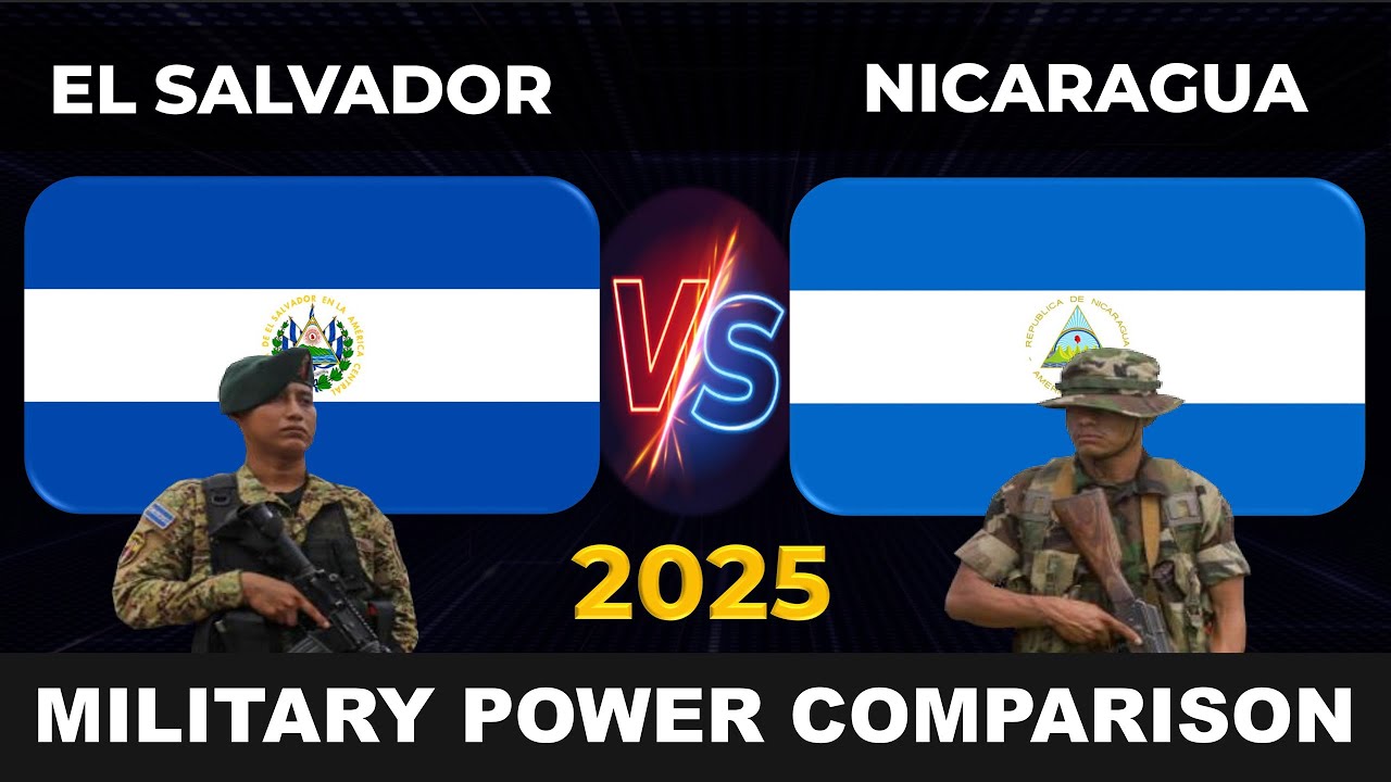 El Salvador vs Nicaragua Military Power 2025 | Nicaragua vs El Salvador Military Power 2025