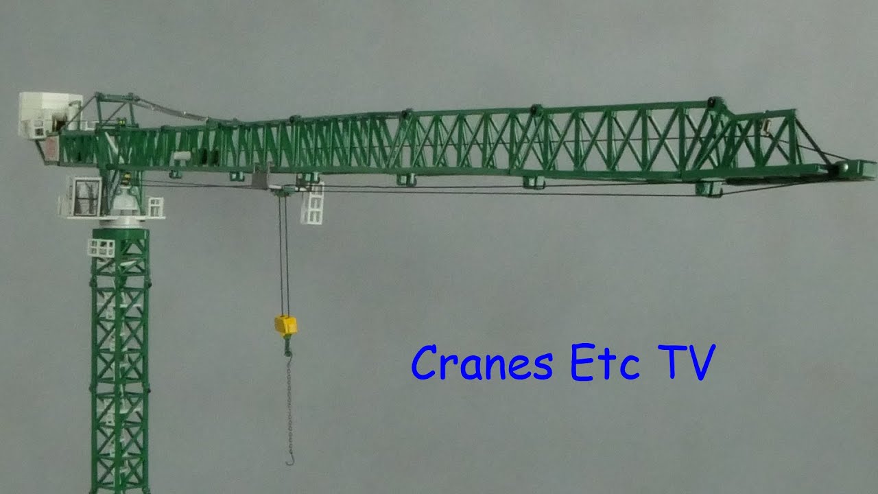 Башенный кран Ros Jaso J560 от Cranes Etc TV
