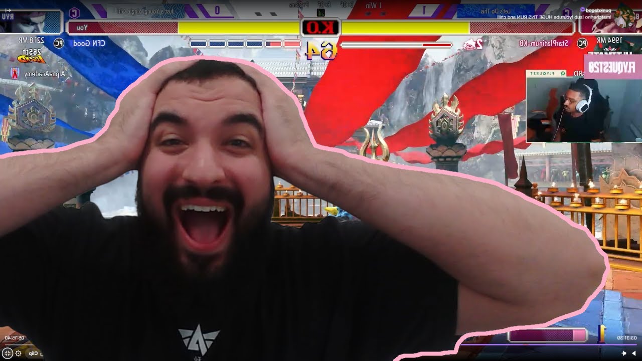 PunkDaGod calls me the best Ryu in Street fighter 6.