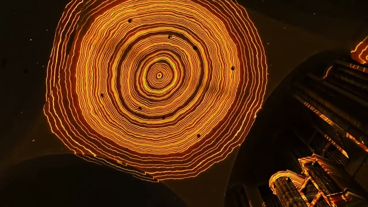 an immersive light show in Düsseldorf,,January 30, 2026, music Vivaldi four seasons 