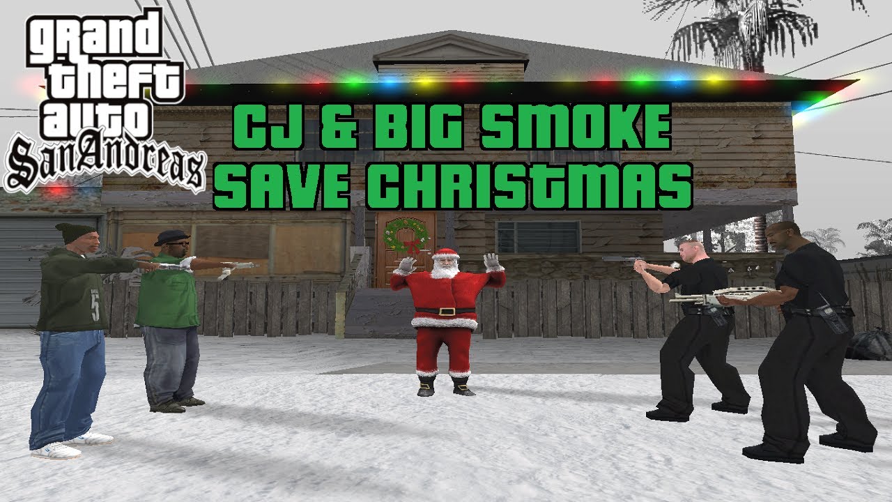 CJ and Big Smoke Save Christmas (GTA: SA Machinima)