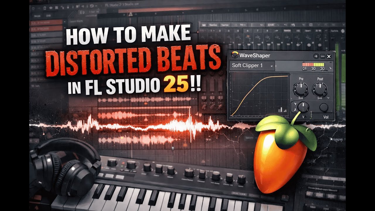 *HOW TO MAKE DISTORTED BEATS IN FL STUDIO25!!*