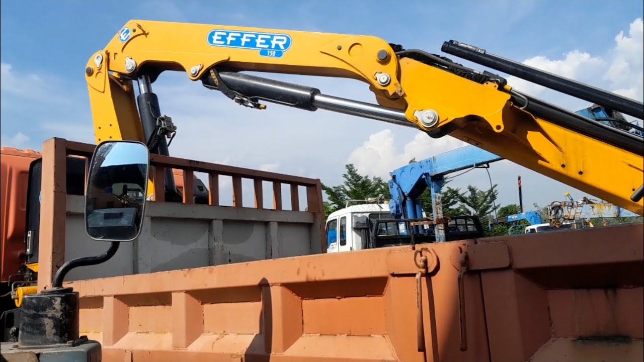 awalnya bikin pusing, ternyata ini penyebab cylinder boom turun sendiri pada crane effer ini
