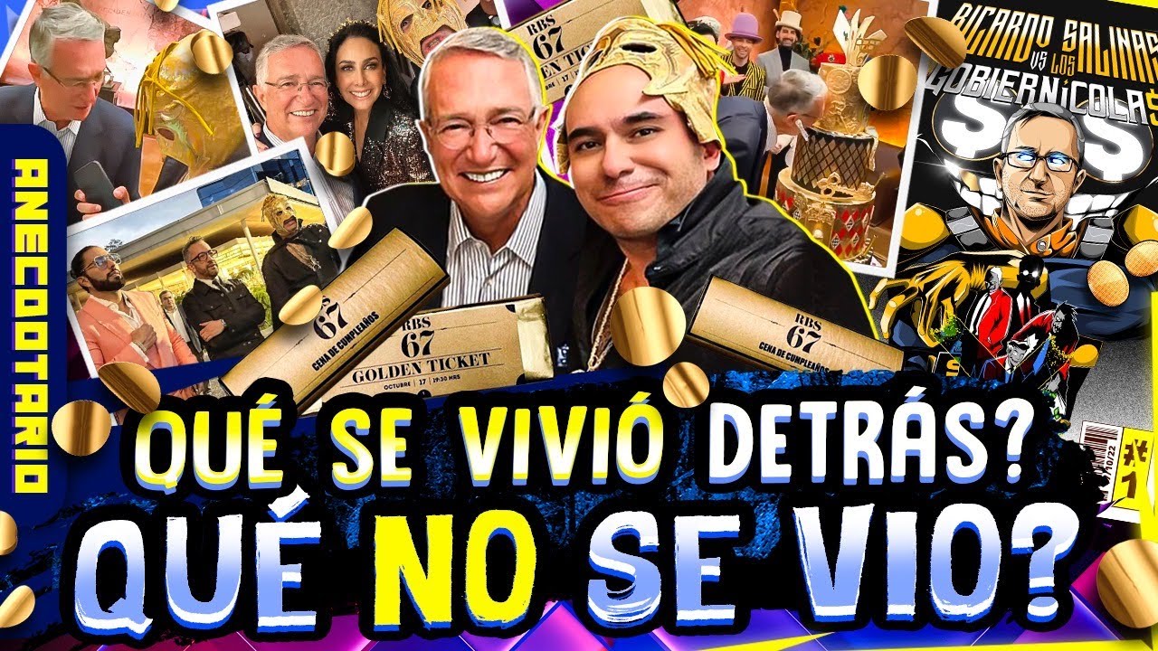 Por qué me invitó Ricardo Salinas Pliego a su fiesta de cumpleaños? #Anecdotario