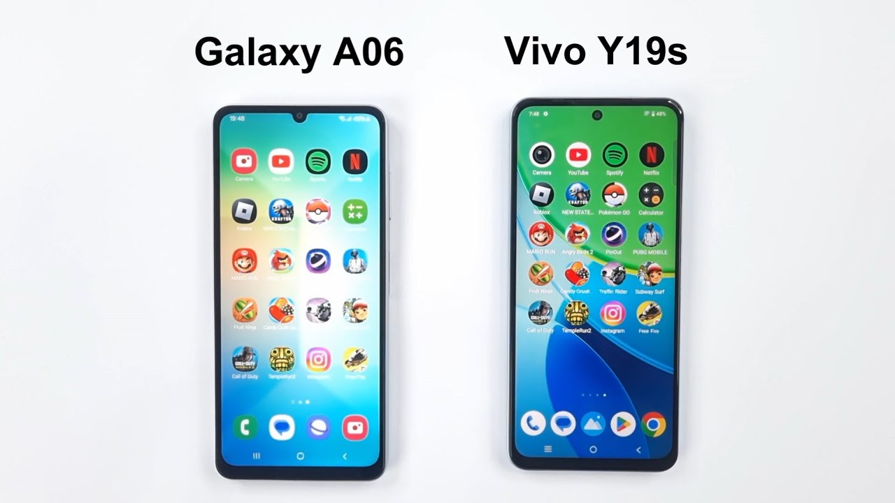 Samsung Galaxy A06 vs Vivo Y19s - Speed Test!