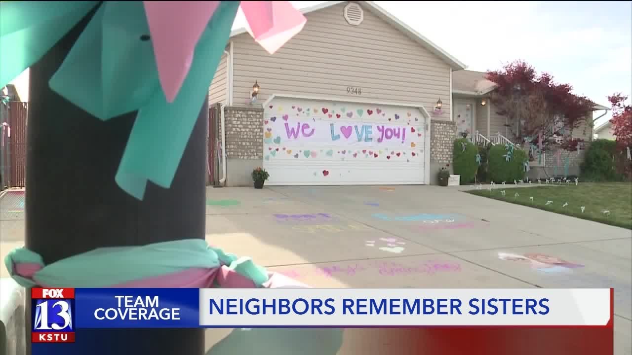 West Jordan neighbors remember young girls lost to flash flood
