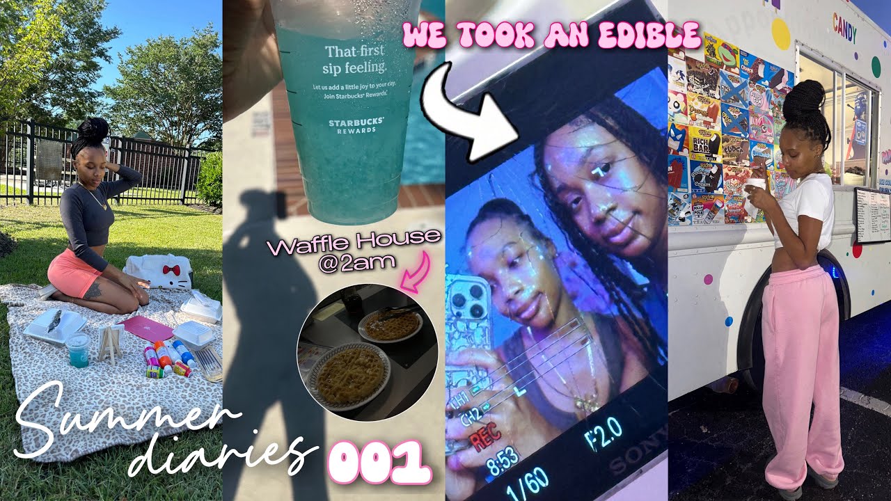 VLOG | We ate an edible & tried to pull an all-nighter *bad idea* but we had FUN LOL