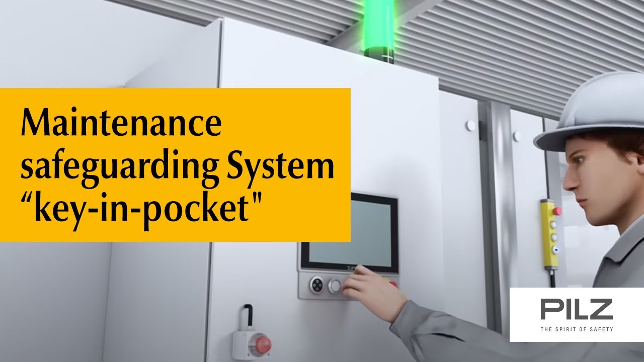 Maintenance safeguarding system “key-in-pocket