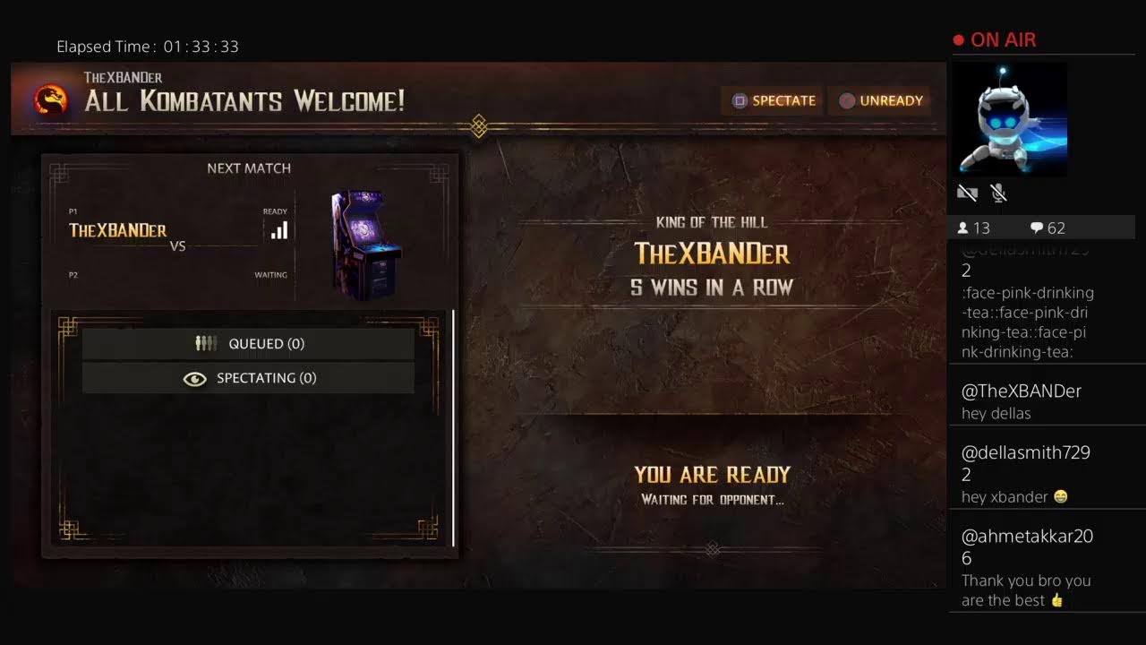 LIVE UMK3 Online Lobbies | MK Legacy Kollection