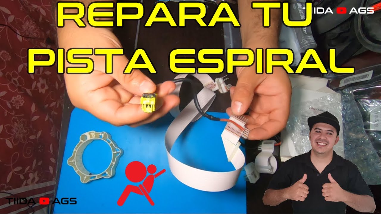 Asi es como se repara tu pista espiral de volante paso a paso