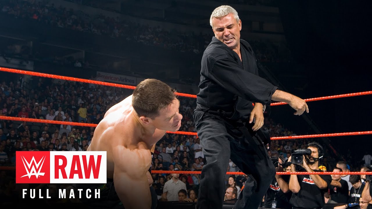 ПОЛНЫЙ МАТЧ: Джон Сина против Эрика Бишоффа – матч за титул WWE без дисквалификаций: Raw, 3 октяб...