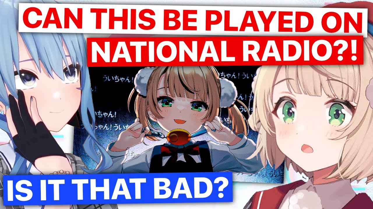 When Loli God's Requiem Played On National Radio As BGM (Shigure Ui & Hoshimachi Suisei) [Eng Subs]