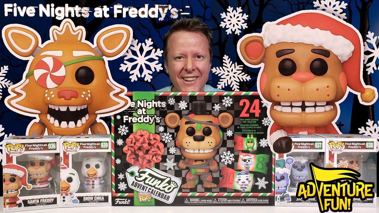 Five Nights at Freddy’s Advent Calendar Christmas Funko Pop Countdown AdventureFun!