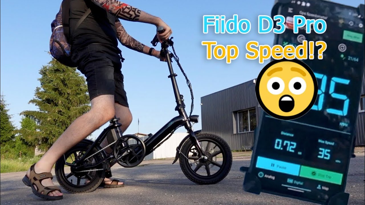 Fiido D3 Pro Top Speed Test / SMALL = FAST!