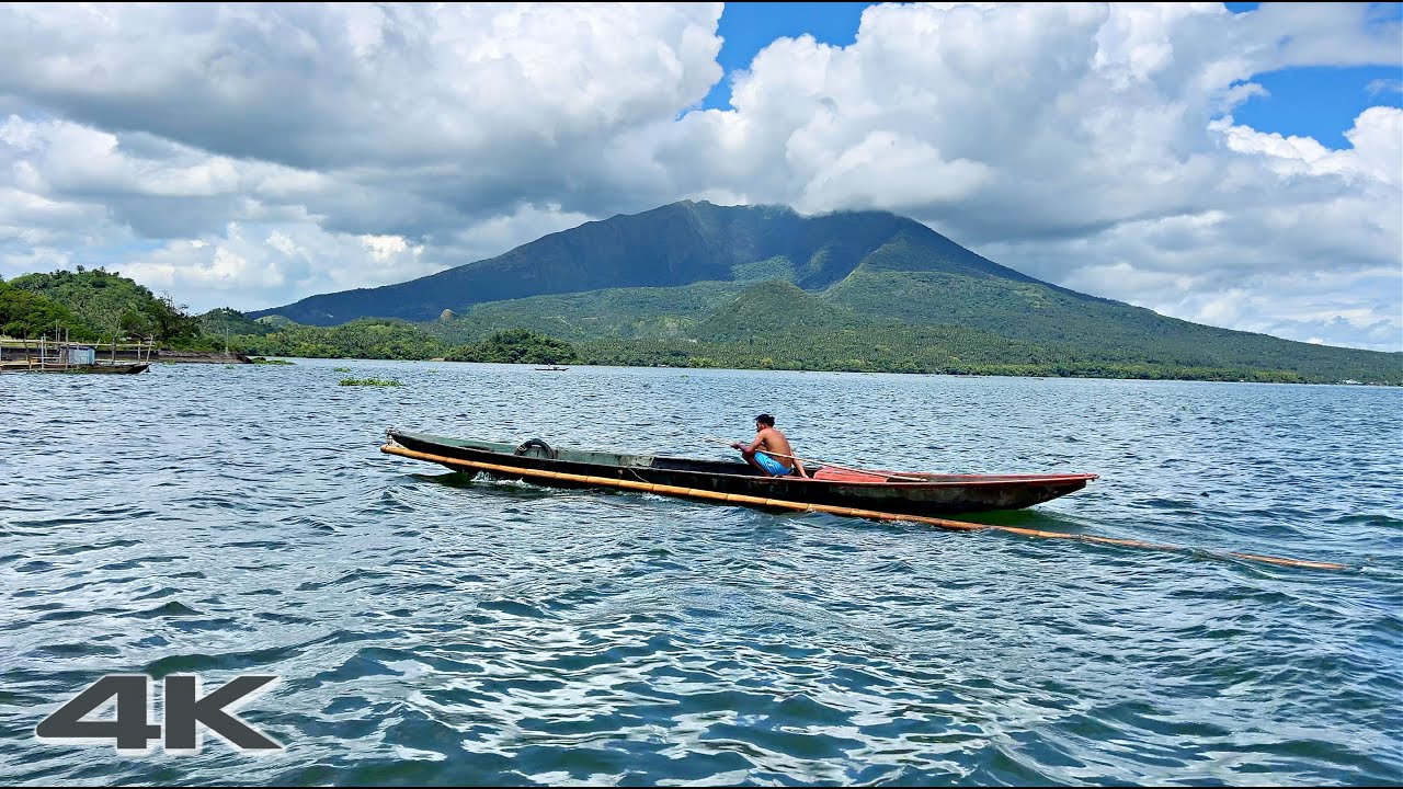 Lake Buhi in Buhi Camarines Sur Bicol Philippines - Relaxing Lake Sounds - Relaxation Sounds