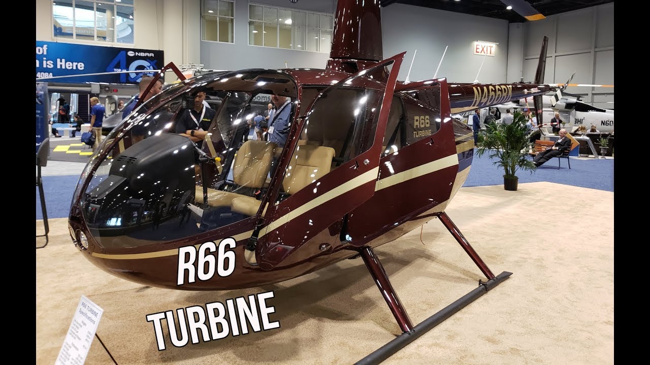 Вертолет с турбинным двигателем Robinson R66