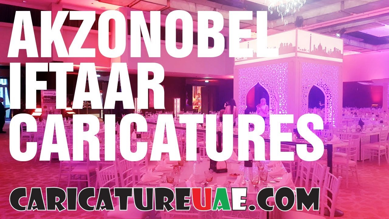 Akzonobel Iftaar Caricatures