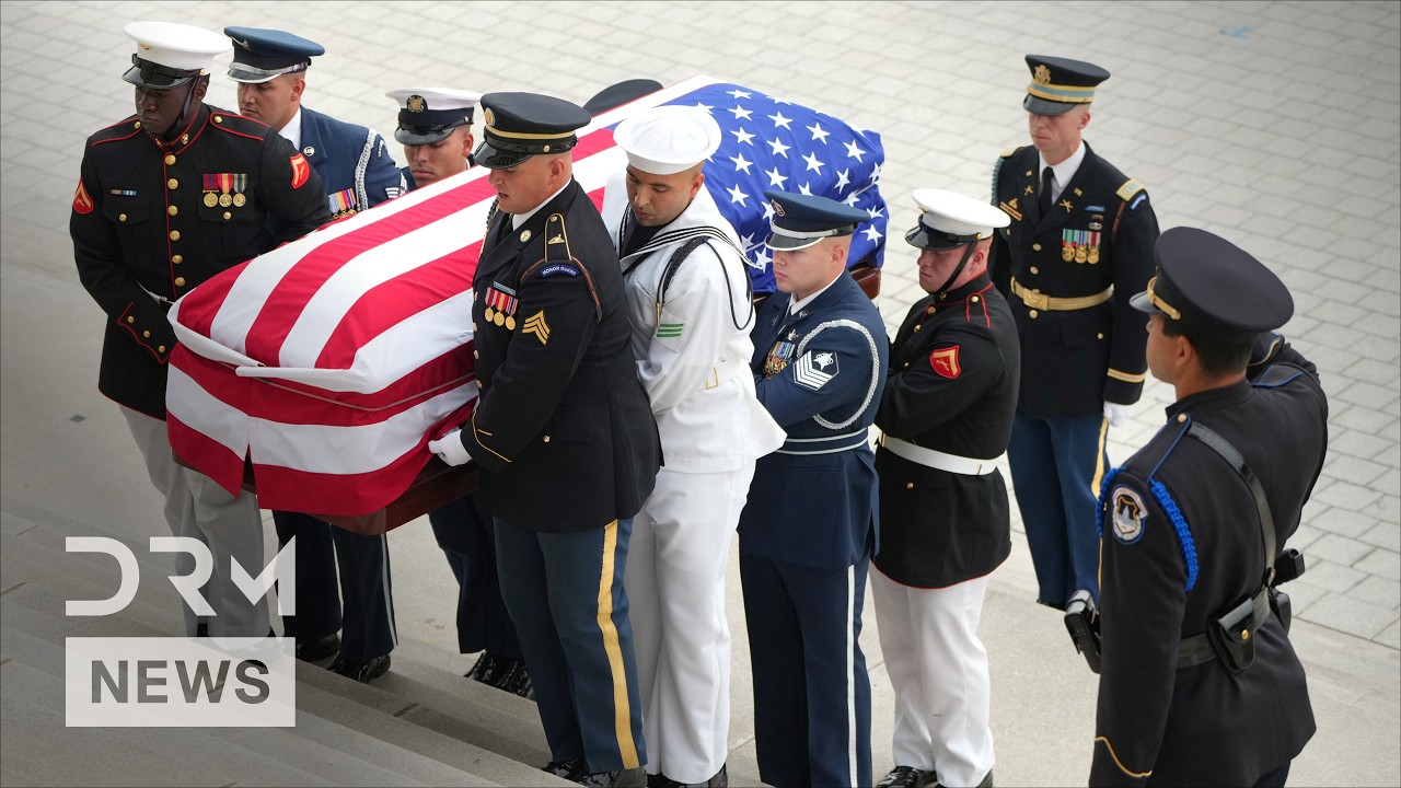 Lindsey Graham's Casket Arrives at U.S. Capitol Rotunda for Congressional Tribute | AQ1G