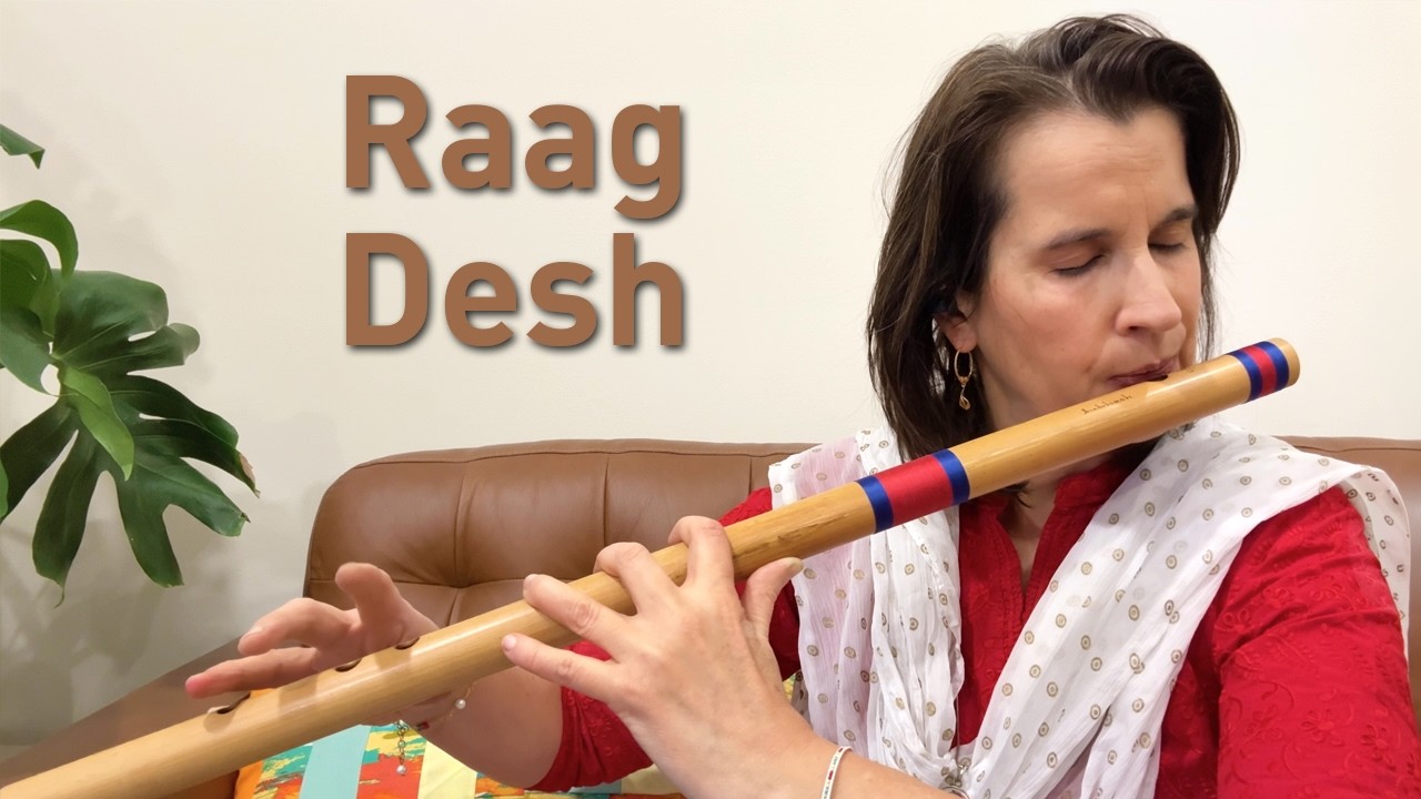 Raag Desh Bansuri Alap | Mesmerizing 8 Min Hindustani Classical Flute – Peaceful Meditation Music