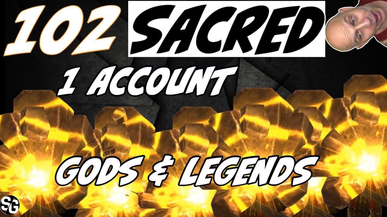 1ACCT | 102 SACRED OPENINGS - MASSIVE LEGENDARY SUMMONS - RAID SHADOW LEGENDS