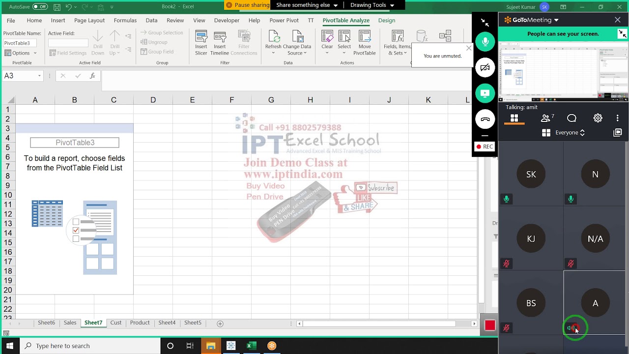 Advanced Excel Power Pivot and Power Query in Hindi