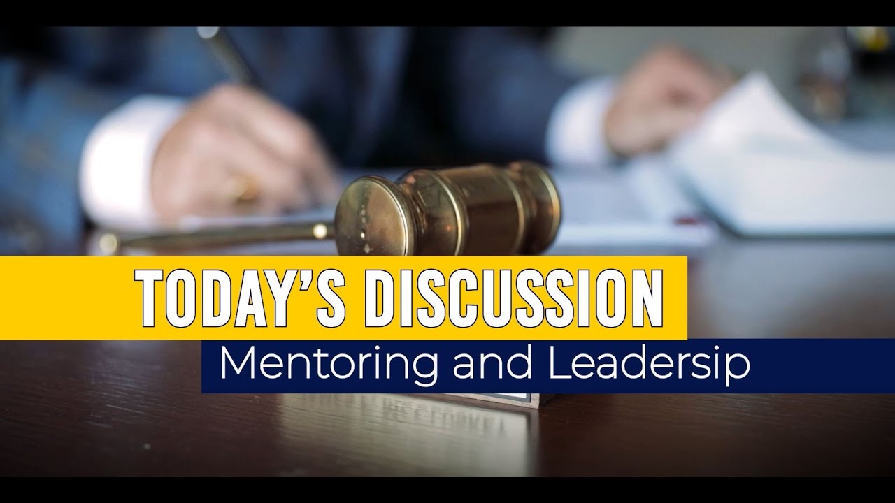 Judge Jim McCluskey: Discussion with Stephanie Rhinesmith on Mentoring & Leadership