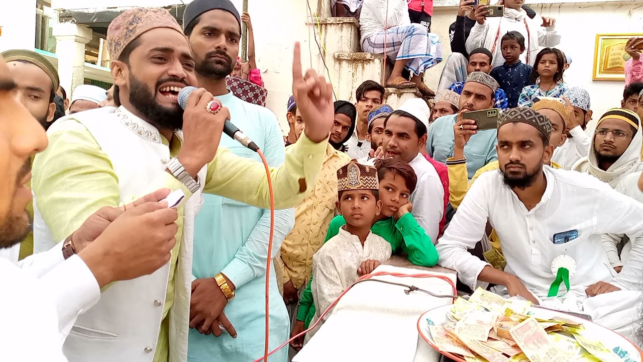 Anjuman Mahbube resalat ka Kalam 2021 ka  Saddam wahidi kotwa Banaras UP Dan Diwan Shah Baba ke paas