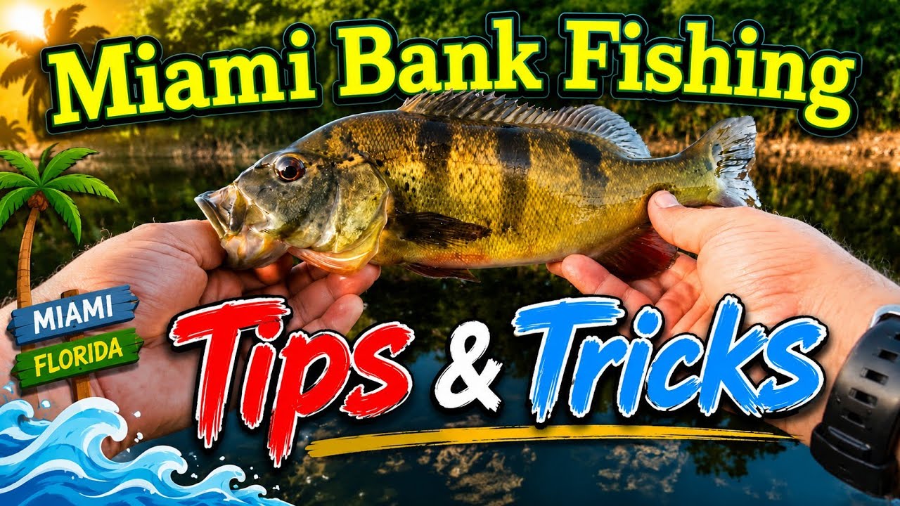 South Florida: Urban Miami Canal Fishing Tips!!