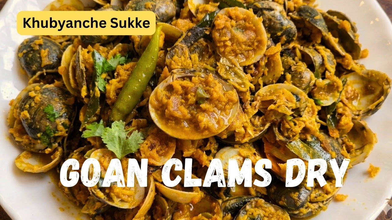 Authentic Goan Khubyache Sukke | Clams Dry Masala l Fish Recipes l Leena Naik l SoulKadi 