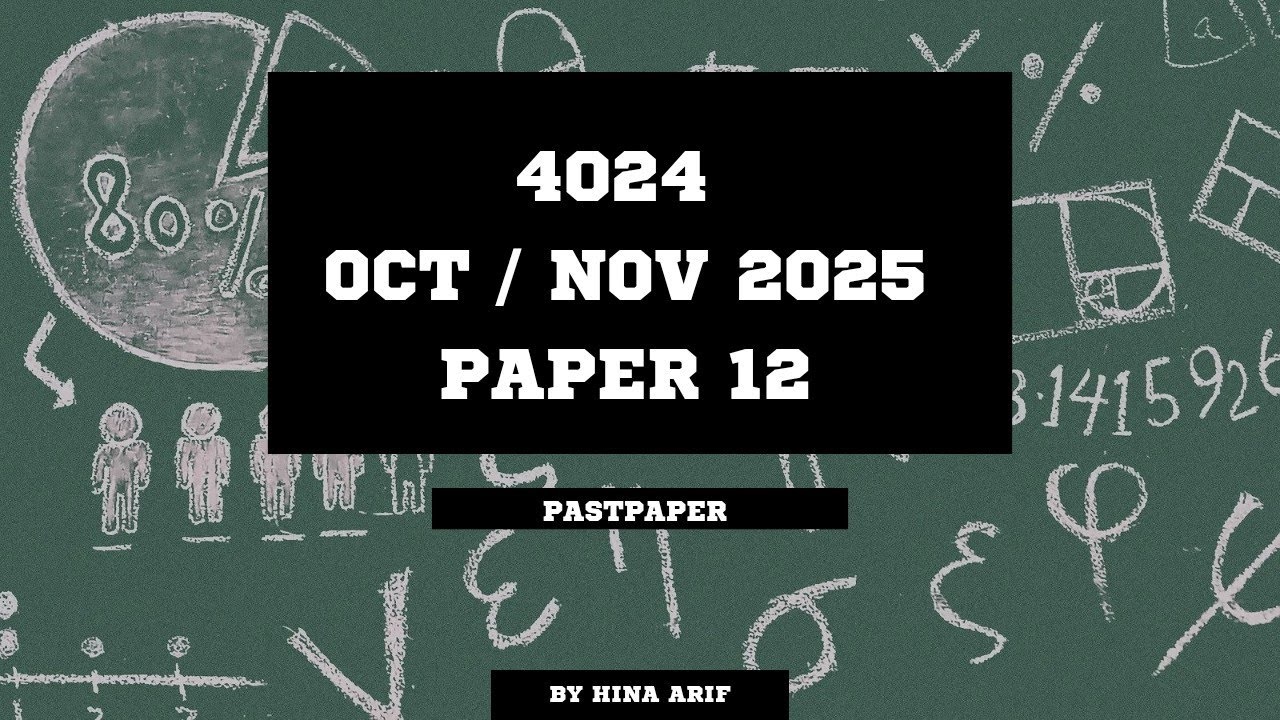 4024 /12 / o / n / 25  ( O LEVEL MATHEMATICS SYLLABUS  D PAPER 1 ) STEP-BY-STEP  SOLUTION. 