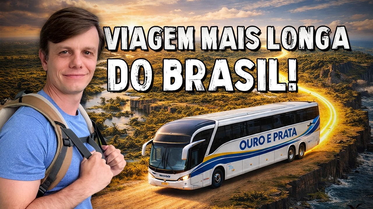 Como é a viagem de ônibus mais longa do Brasil? de Porto Alegre até Santarém