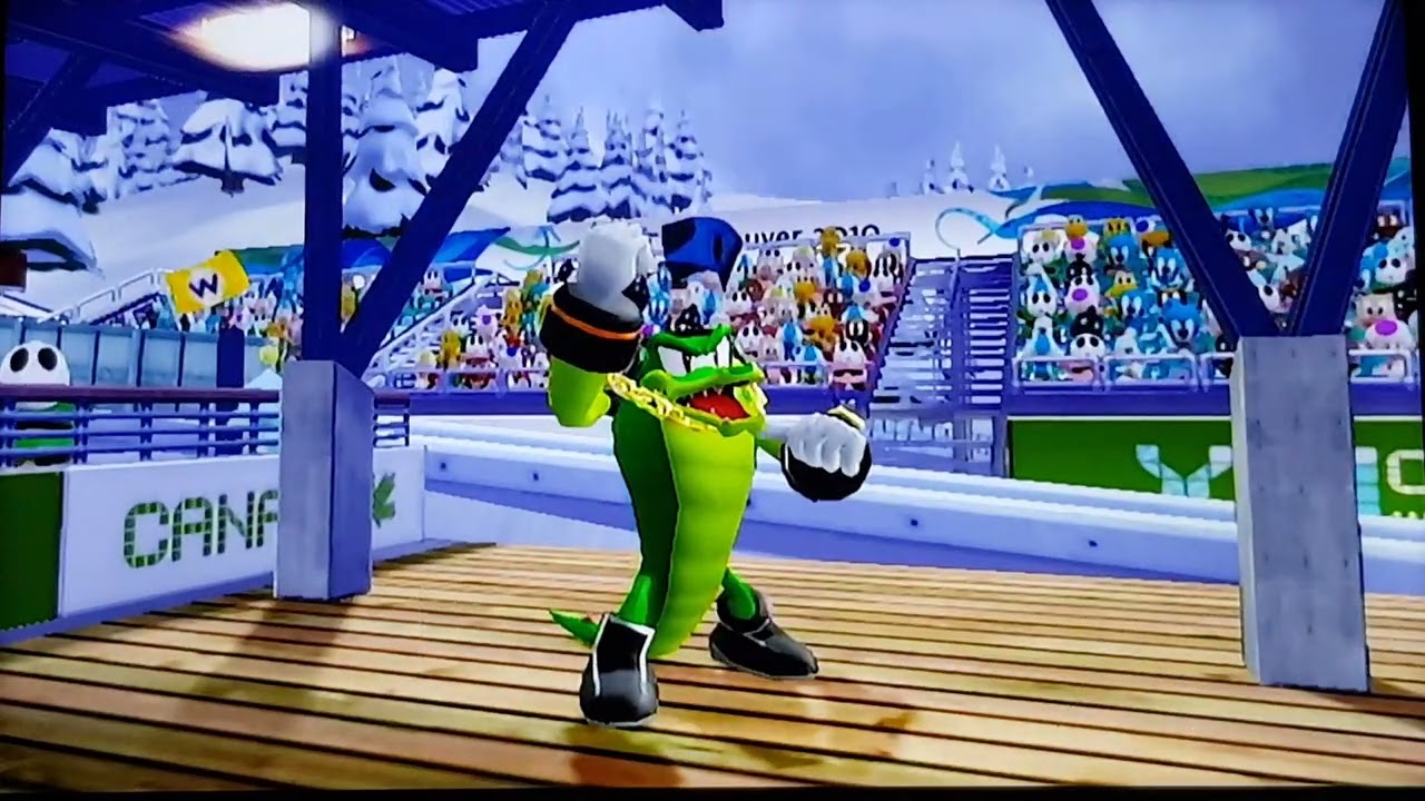 Mario & Sonic at the Olympic Winter Games Party Games Wheel Challenge #43 (Vector)