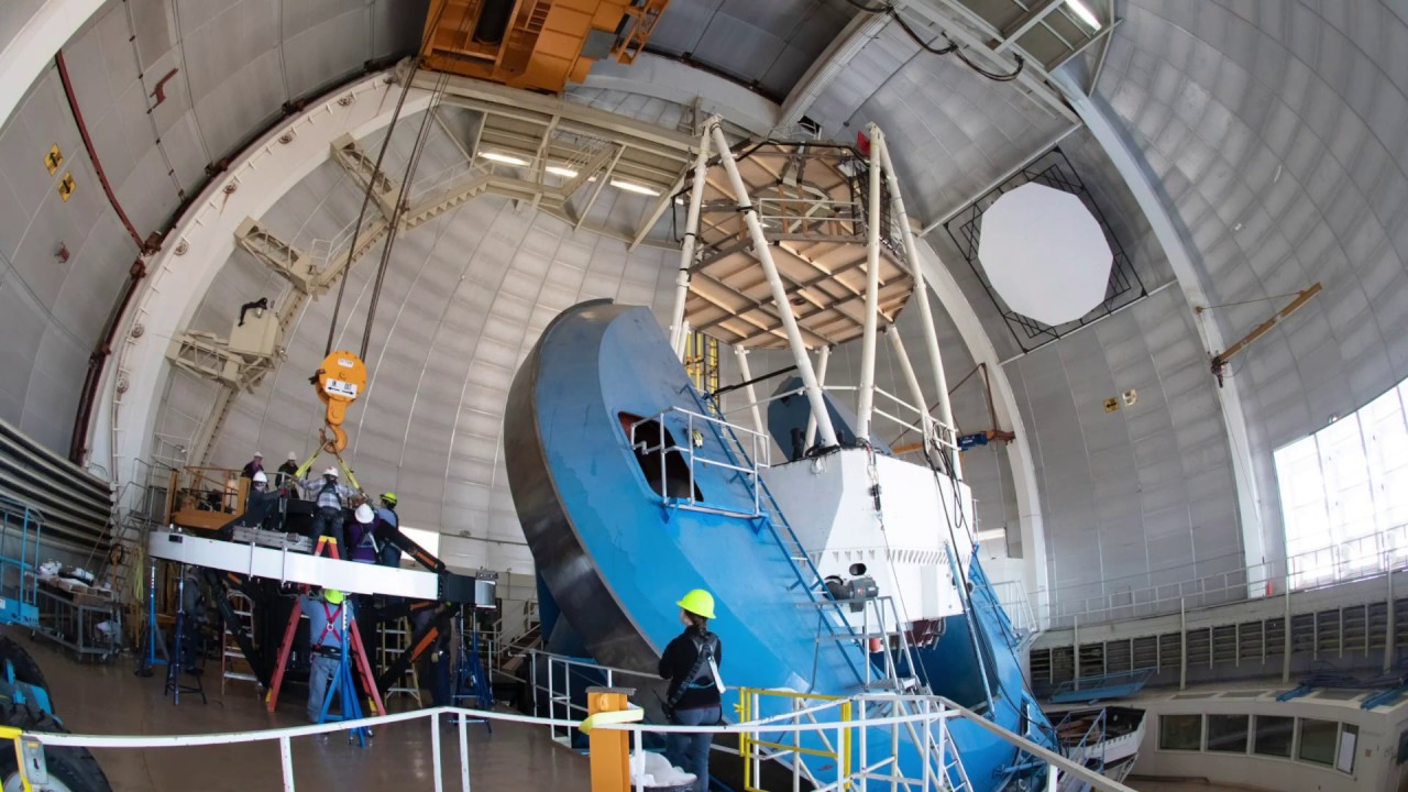 Top-End Installation for DESI Project at Mayall Telescope