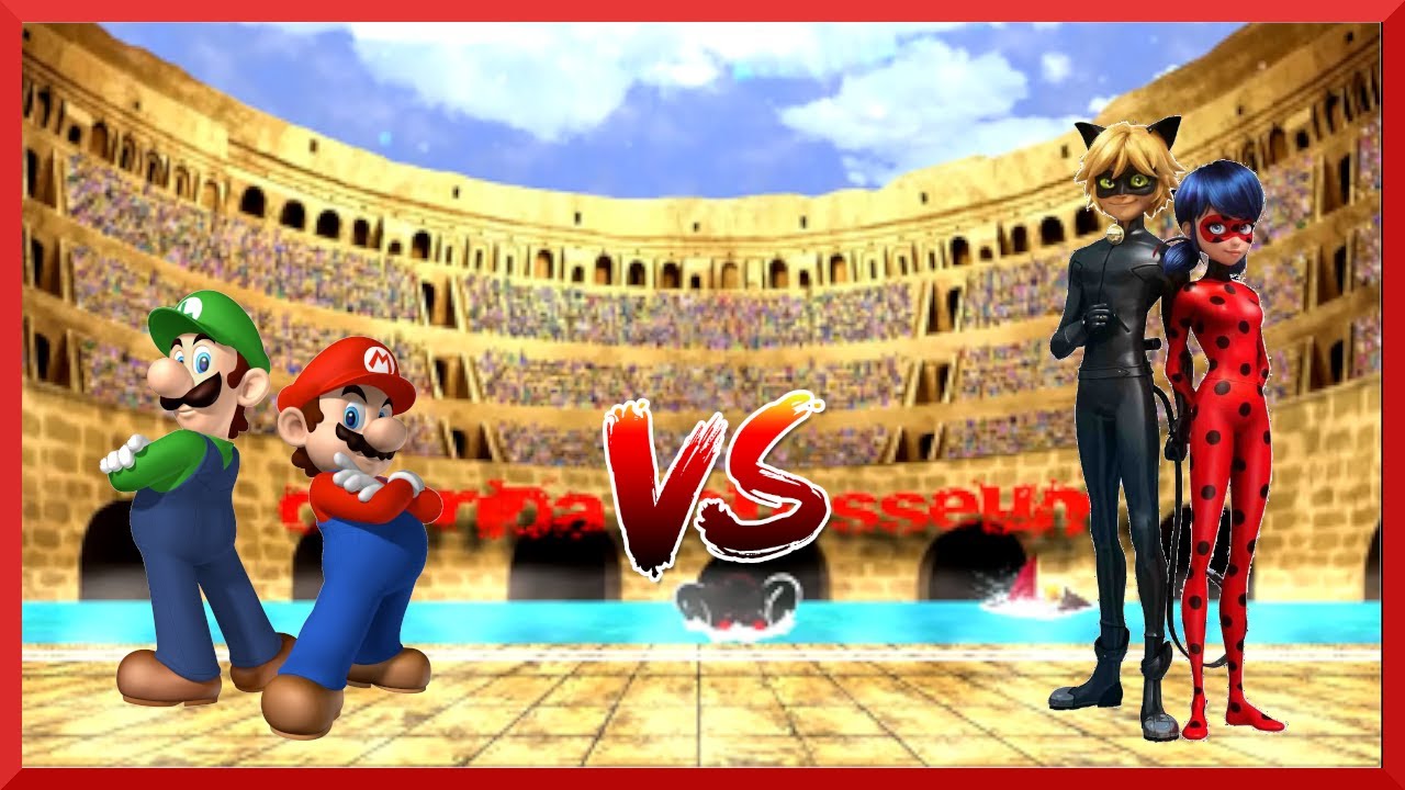 [M.U.G.E.N] Super Better Mario Bros (12p) VS NON JUS Ladybug & CatNoir