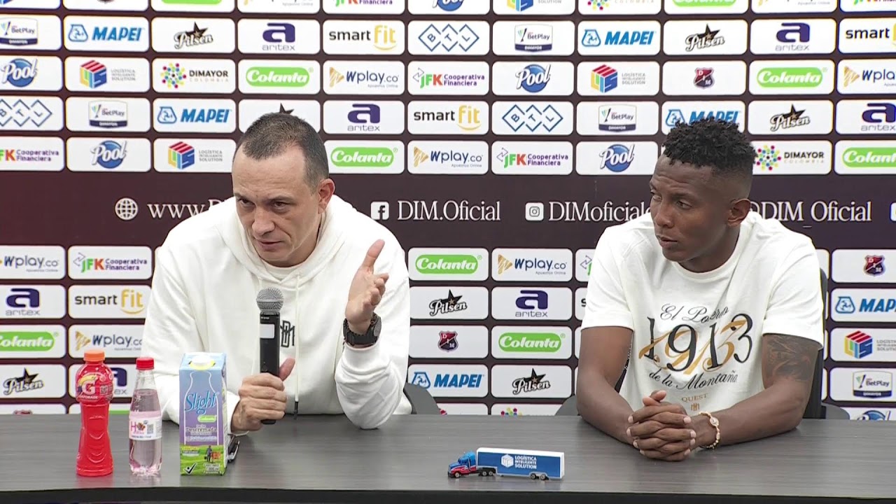 Rueda de prensa de Medellín tras su partido con Pereira