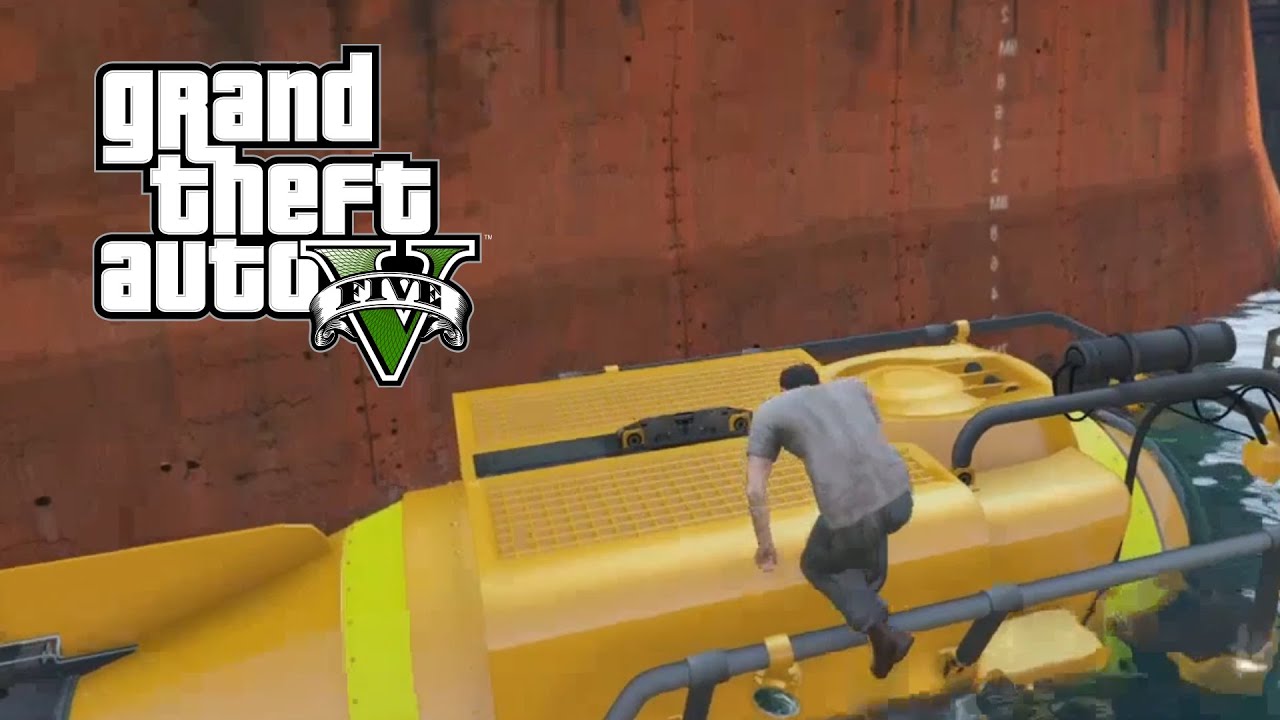 GTA 5 | Trevor Steals Mini Submarine (Minisub)