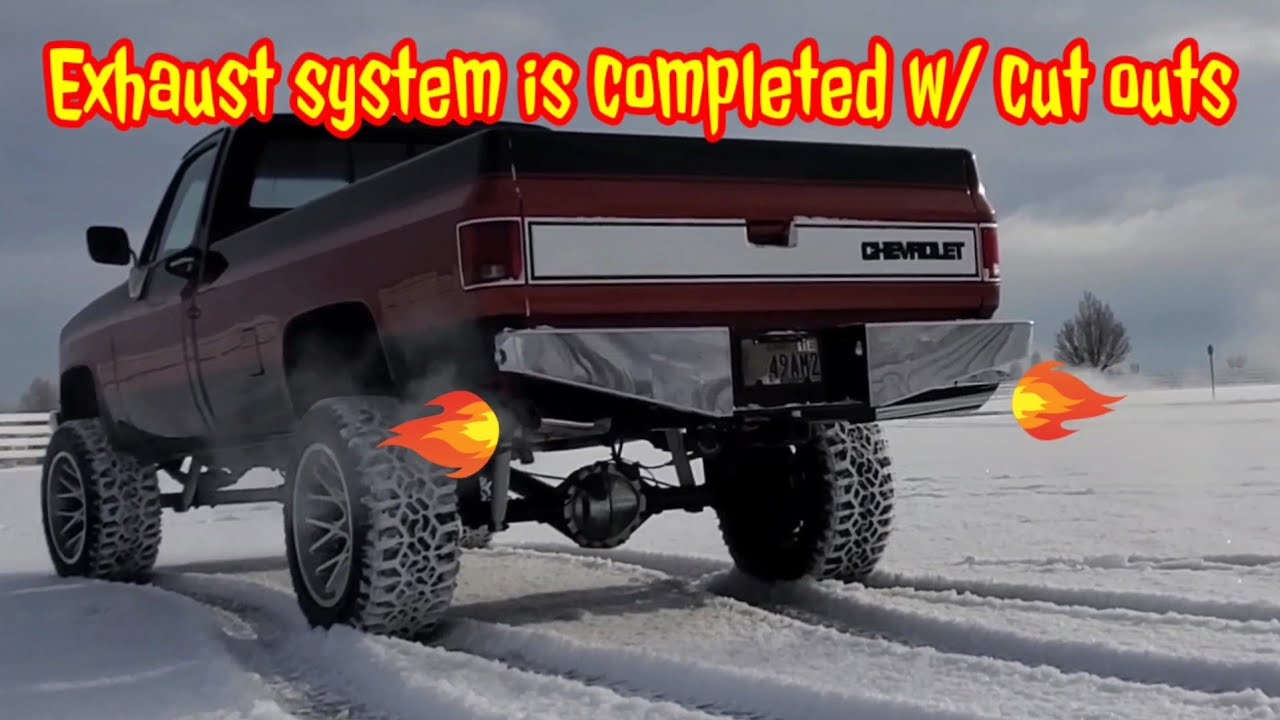 Выхлопная система с электрическими выключателями на моем Chevrolet K20 Silverado 85-го года с ква...