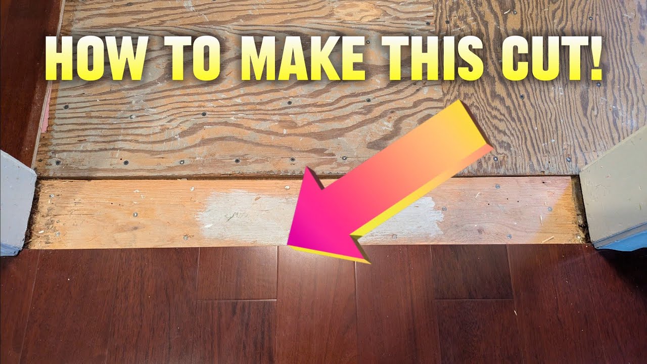 How to make a Straight Cut in a Hardwood Floor