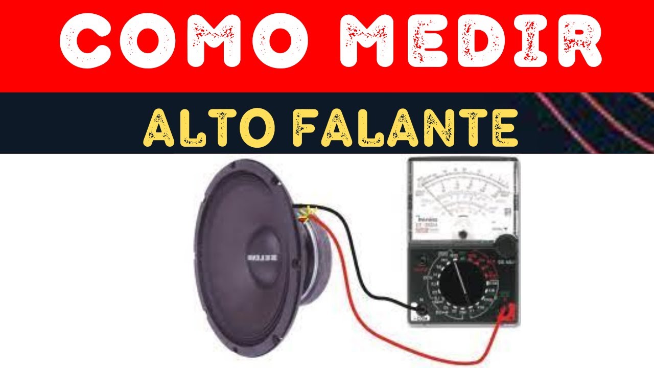 REVELADO! Como testar alto falante com multímetro