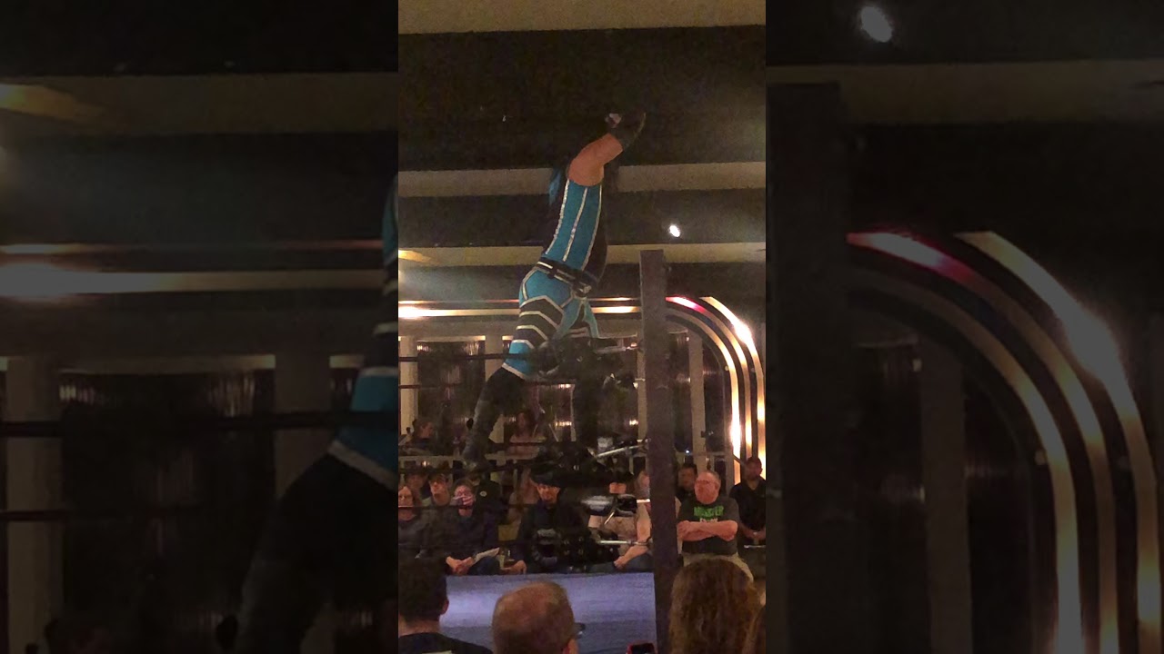 Axel Abrayo and Tiny. POWW Wrestling