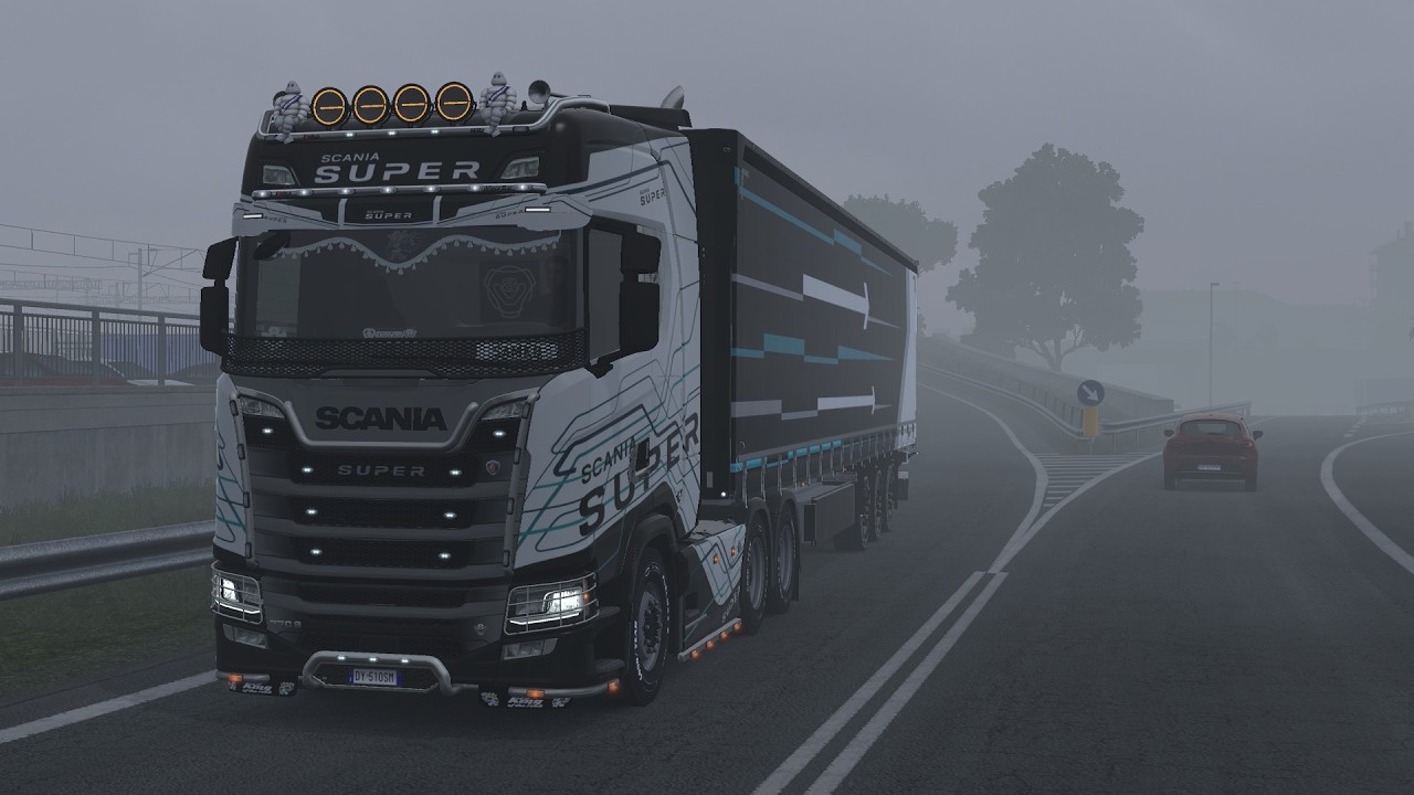 ETS 2 // CZ/SK // Late night drives se Samkem