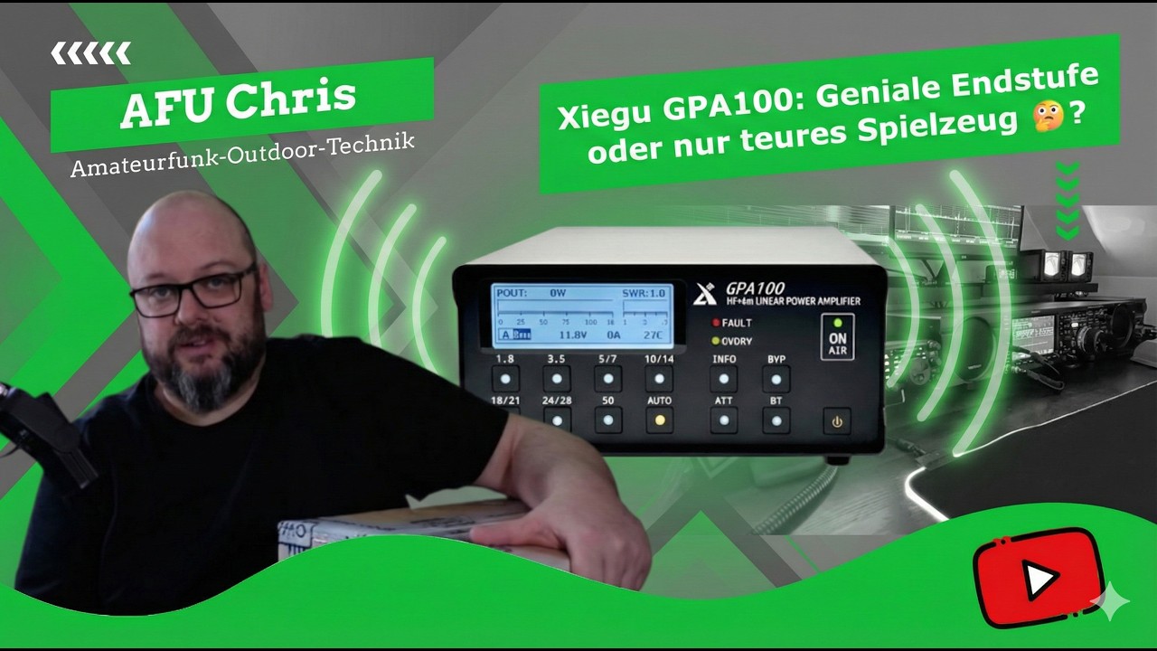 Xiegu GPA100: Geniale neue Endstufe oder nur teures Spielzeug 🤔? #amateurfunk #cbfunk #xiegu