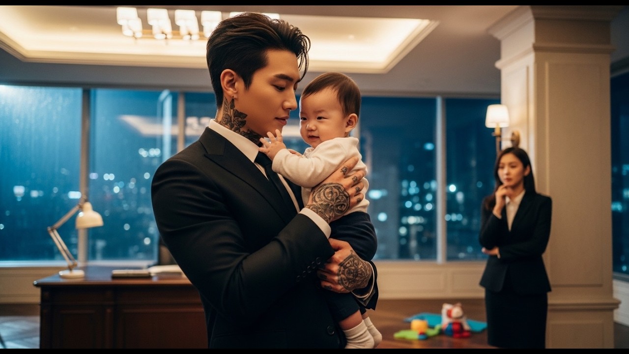 The Black  Maid's Baby Crawled Into The Korean Mafia Boss Office-And Then Into His Heart.