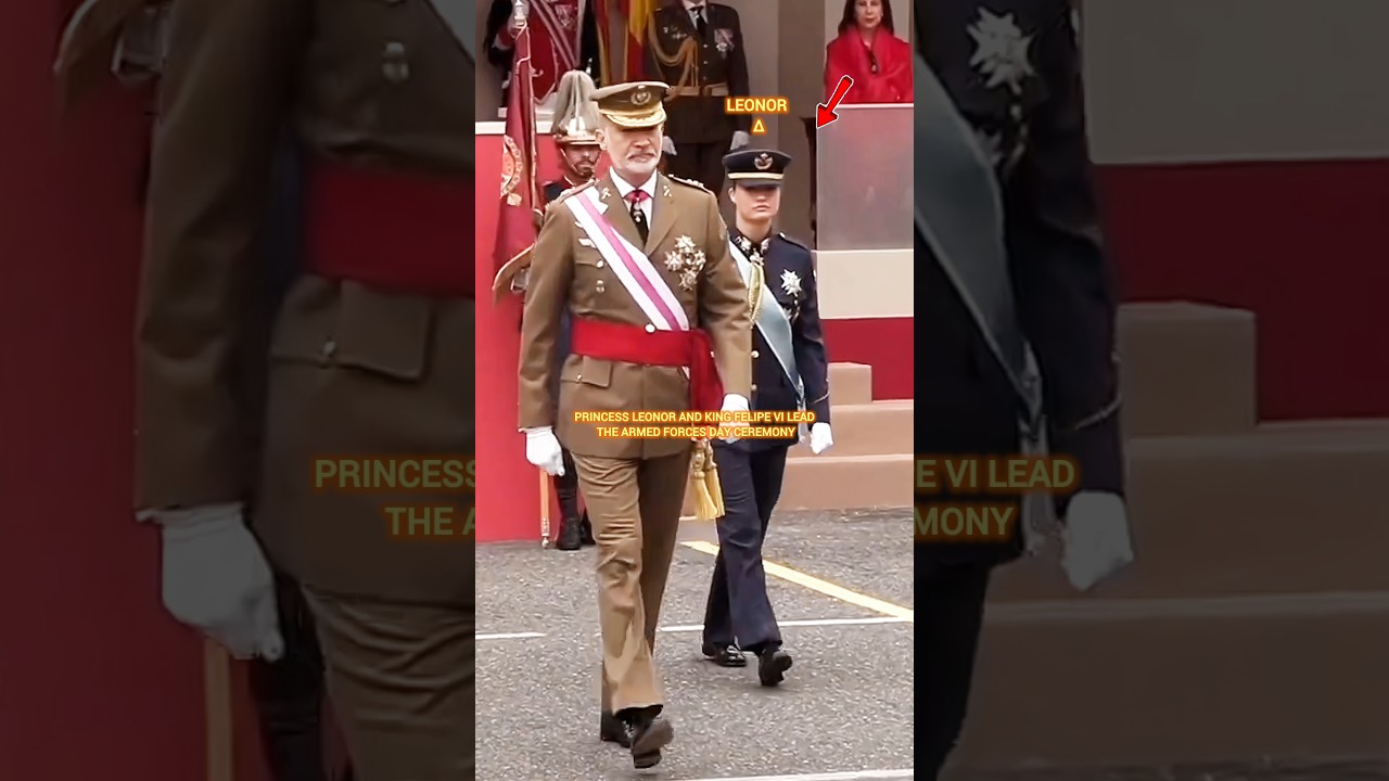 Princess Leonor and King Felipe VI Lead the Armed Forces Day Ceremony 🇪🇸👑