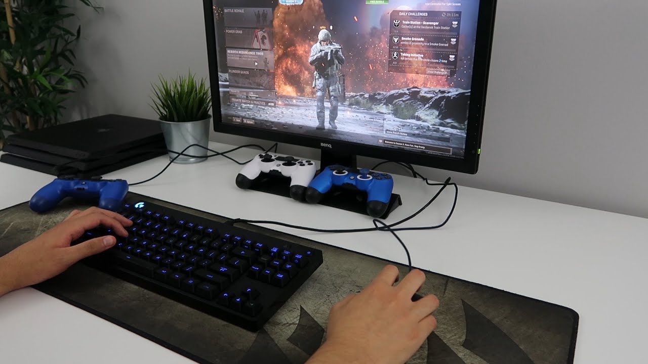 How to CONNECT KEYBOARD AND MOUSE TO PS4 (Warzone) (EASY METHOD)