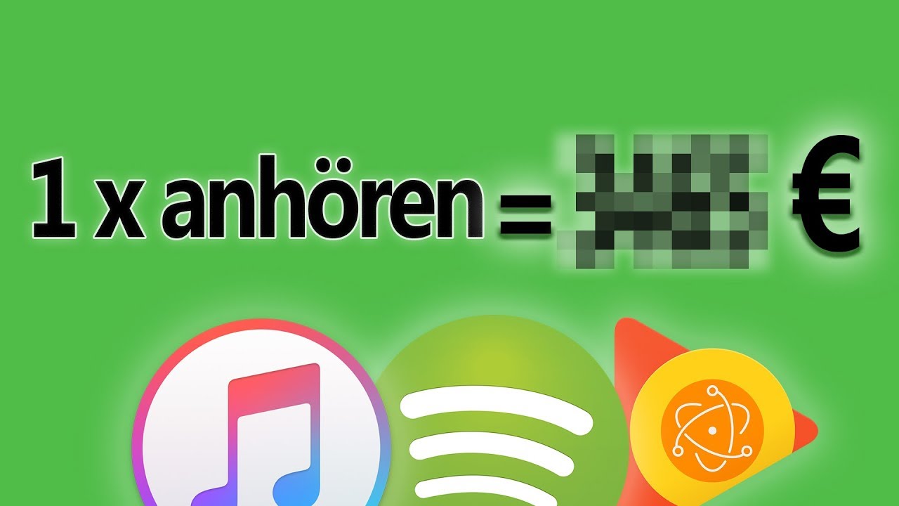 Wieviel verdienen Musiker auf Spotify und Co ?