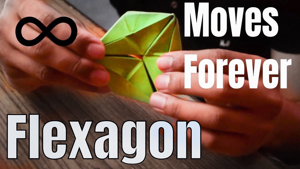 How To Make A FLEXAGON ( origami flexagon fold - Easy And Fun to make