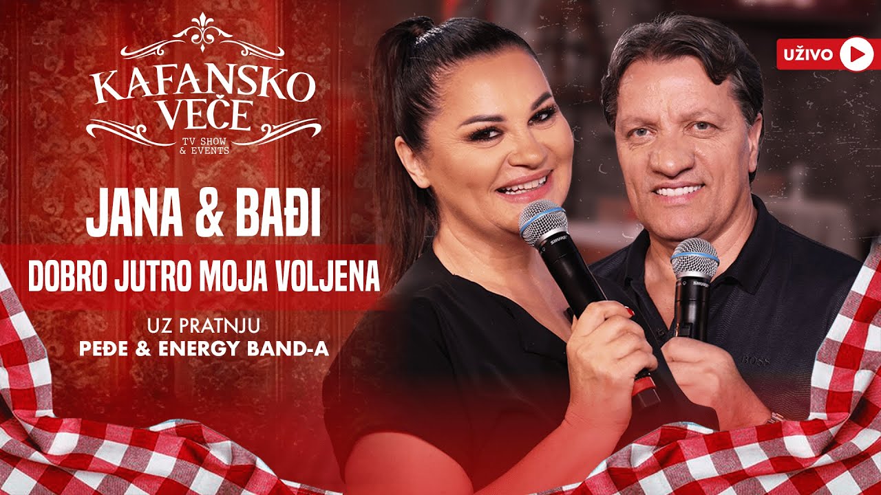 JANA & BADJI - DOBRO JUTRO MOJA VOLJENA | UZIVO | (PEDJA & ENERGY BAND) | 2024 | KAFANSKO VECE