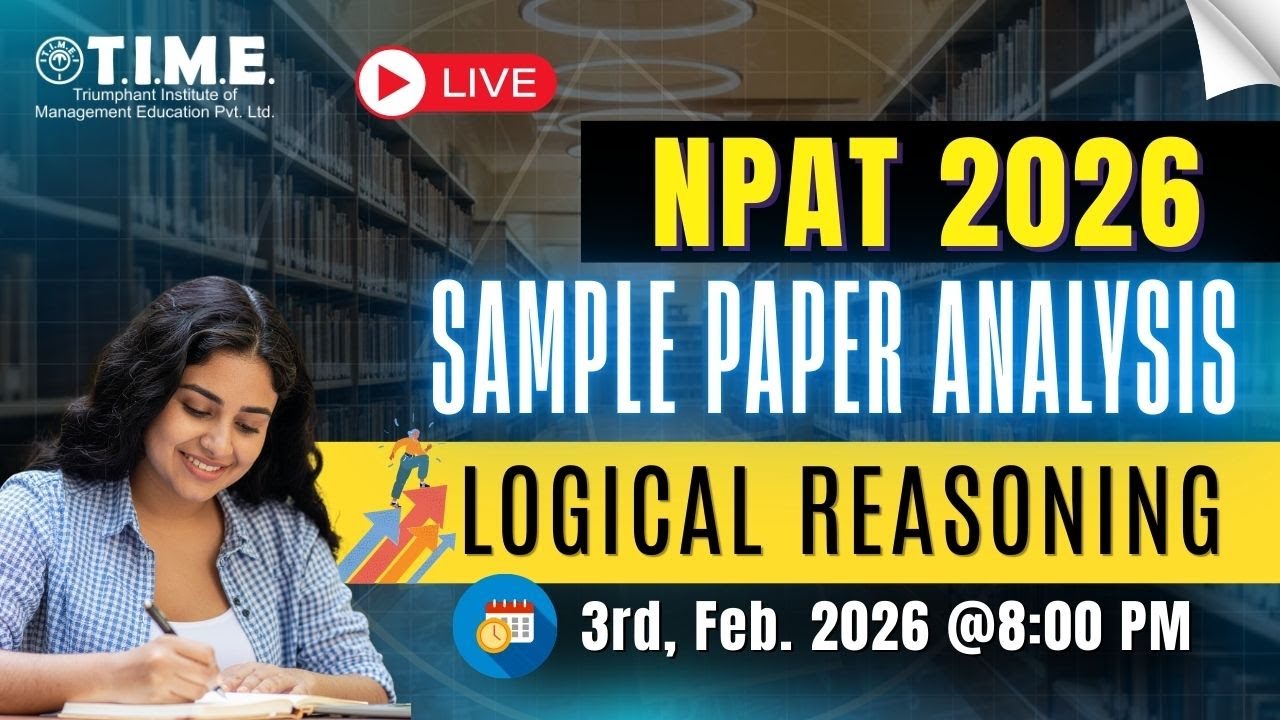 NPAT 2026 Sample Paper Analysis Logical Reasoning