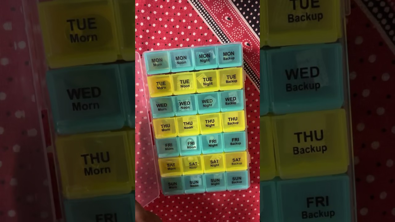 Pill organizer box / Medicine box💊 #review #amazon #pillbox #shortsvideo #shorts #viral #reels